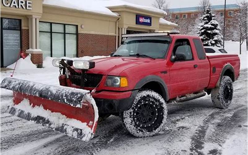 Ford Ranger Snow Plow Attachment