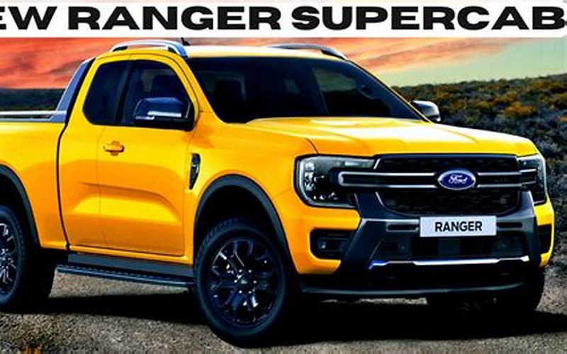 Ford Ranger Supercab Availability