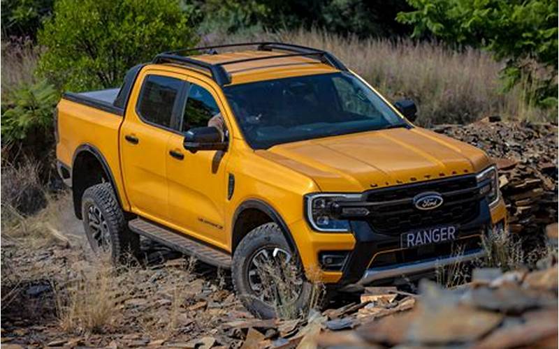 Ford Ranger Wildtrak In Tasmania Landscape