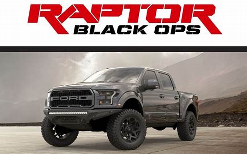 Ford Raptor Black Ops Edition