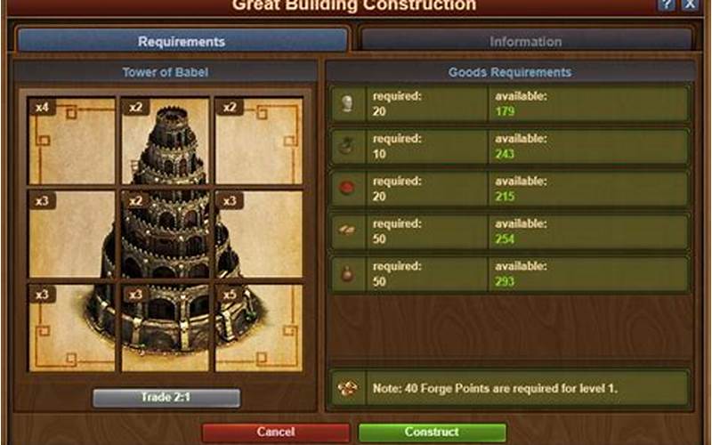 Forge Of Empires Arc Great Building