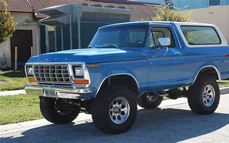 Fourth Generation Of Ford Bronco 70