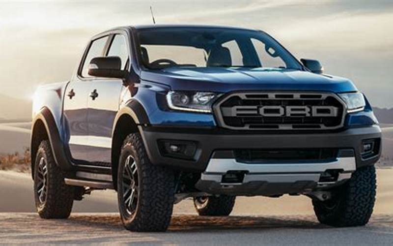 Front View Of Ford Ranger Raptor