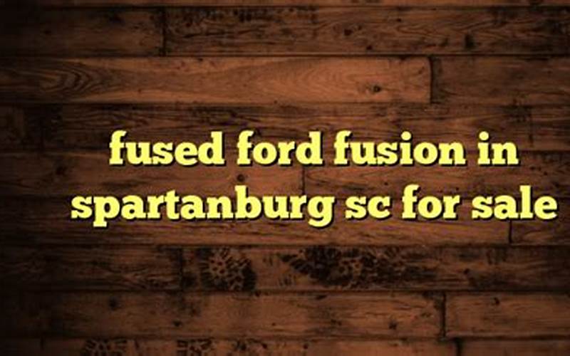 Fused Ford Fusion