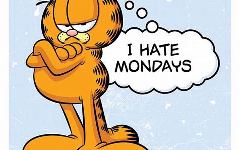 Garfield I Hate Mondays
