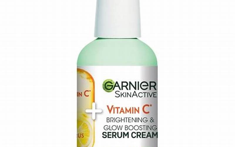 Garnier Brightening Serum Cream 2 In 1 Vitamin C How To Use