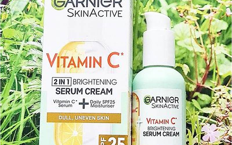 Garnier Brightening Serum Cream 2 In 1 Vitamin C Ingredients