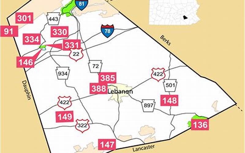 Gas Prices In Lebanon Pa Map