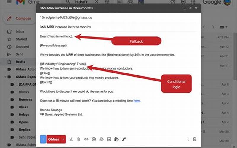 Gmail Mail Merge