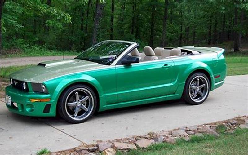 Green Ford Mustang Convertible For Sale
