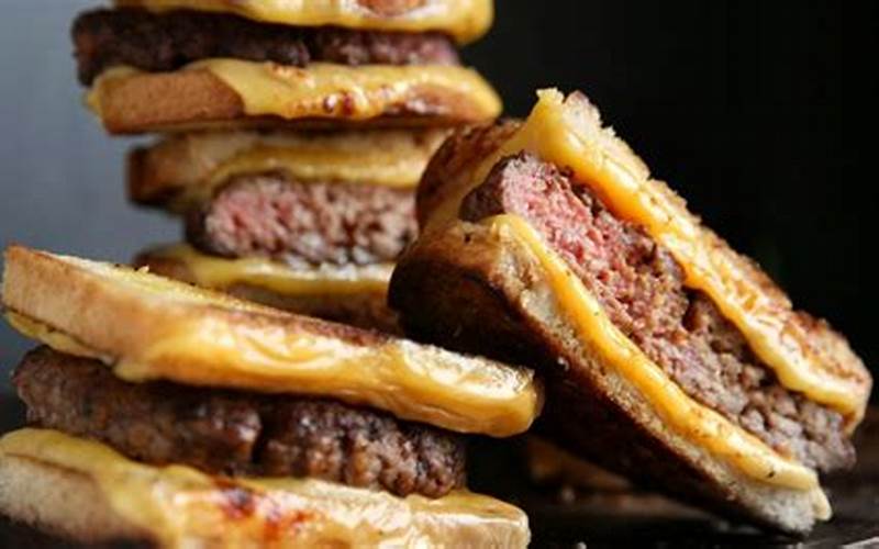 Stacked Grilled Cheese Burger Munchie Meal: The Ultimate Comfort Food