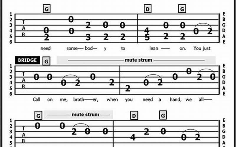 While My Guitar Gently Weeps Tabs