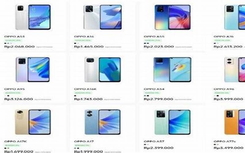 Harga Android Oppo Terbaru 2023