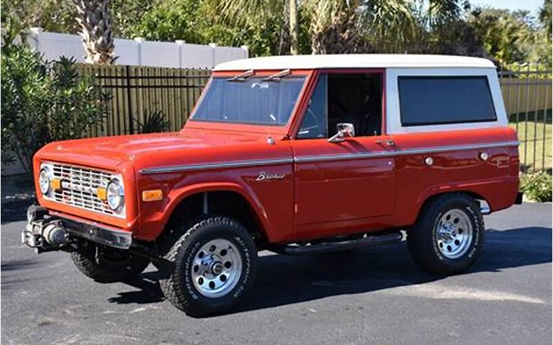 History Of 1974 Ford Bronco Co