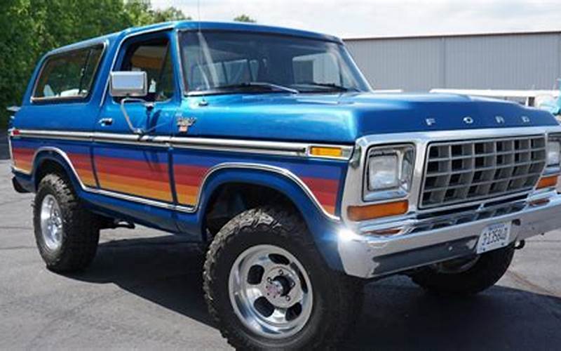 History Of 1978 Ford Bronco
