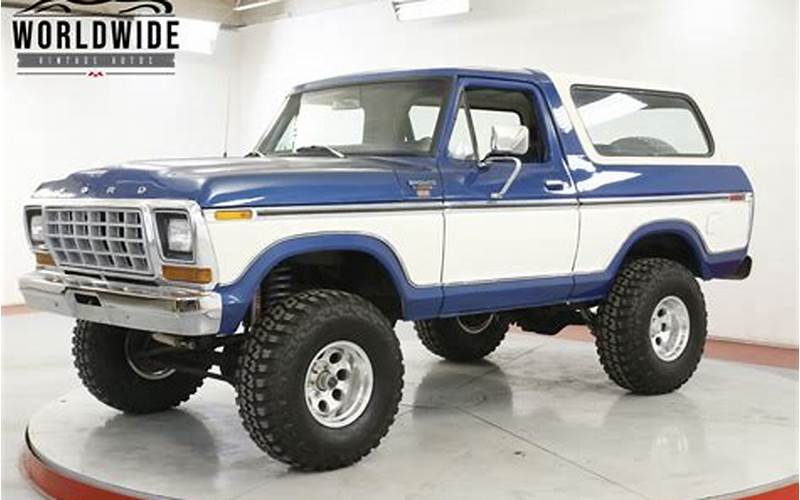 History Of 1979 Ford Bronco Image