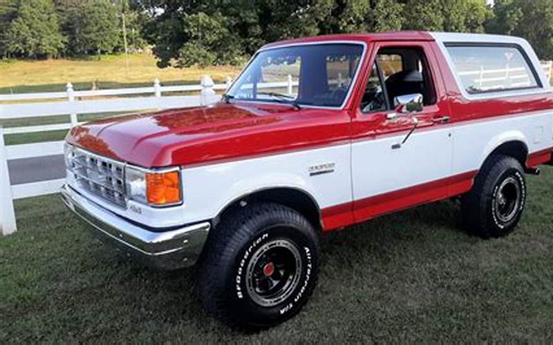 History Of 1987 Ford Bronco