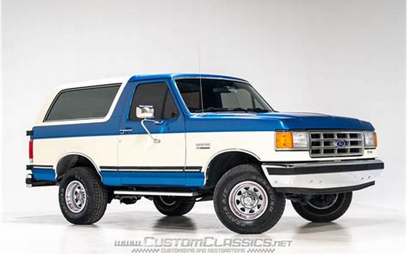 History Of 1988 Ford Bronco