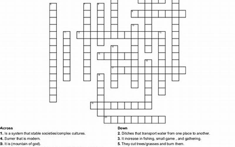 History Of Crossword Puzzle