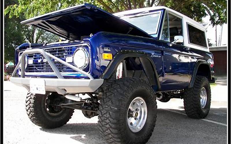 History Of The 1971 Ford Bronco