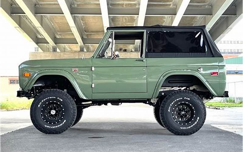 History Of The 1972 Ford Bronco