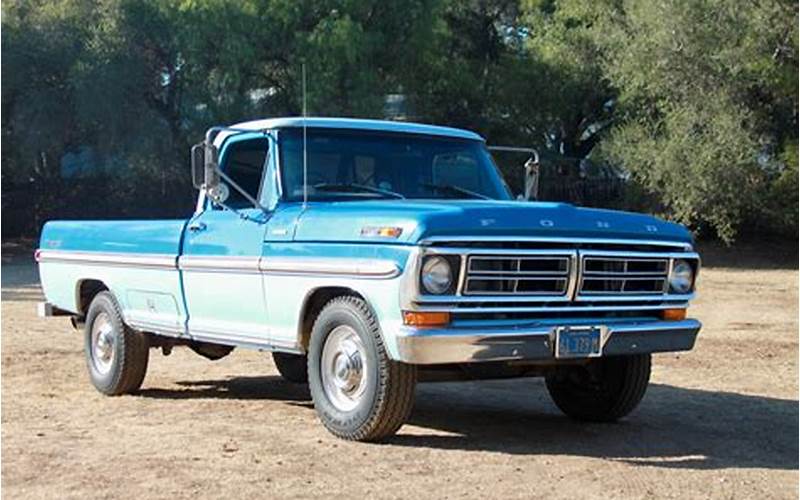 History Of The 1972 Ford F250 Ranger Xlt