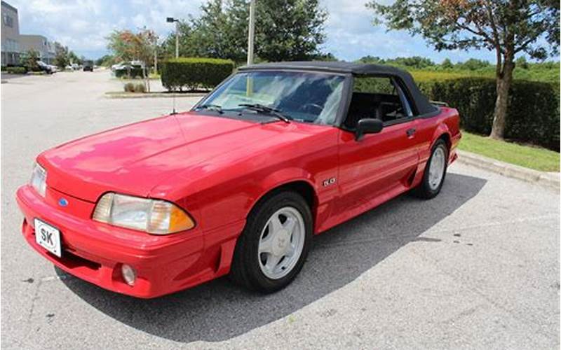 History Of The 1992 Ford Mustang Gt Convertible
