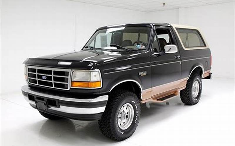 History Of The 1995 Ford Bronco Full-Size