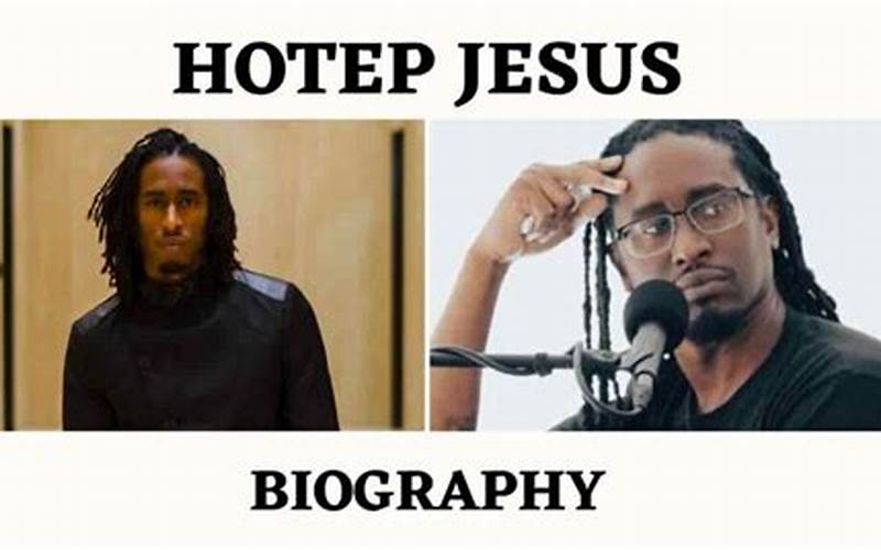 Hotep Jesus' Early Life