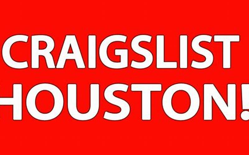 Houston Craigslist