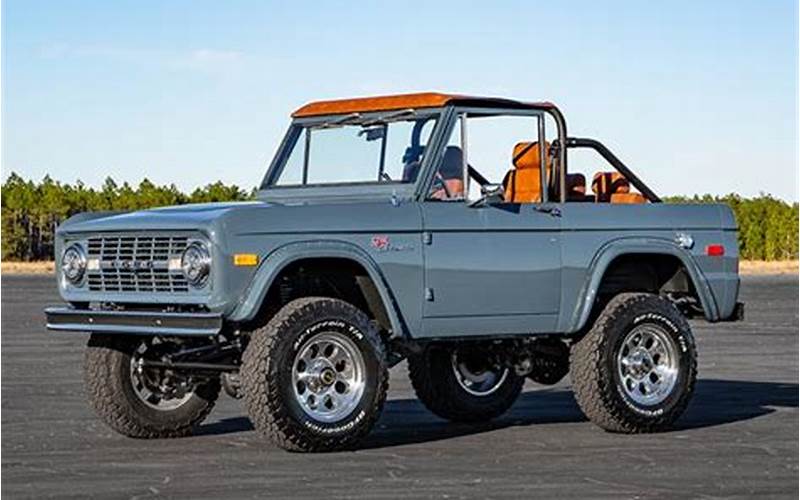How Much Do 1966 Ford Broncos Cost