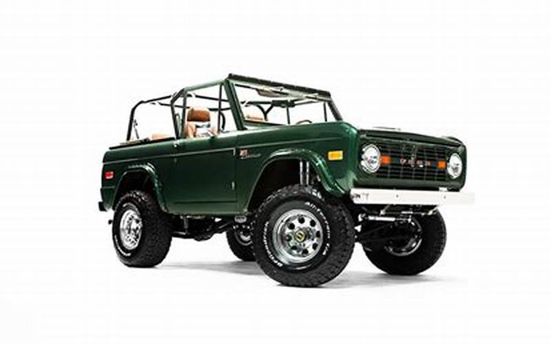 How Much Does A 1975 Ford Bronco Cost