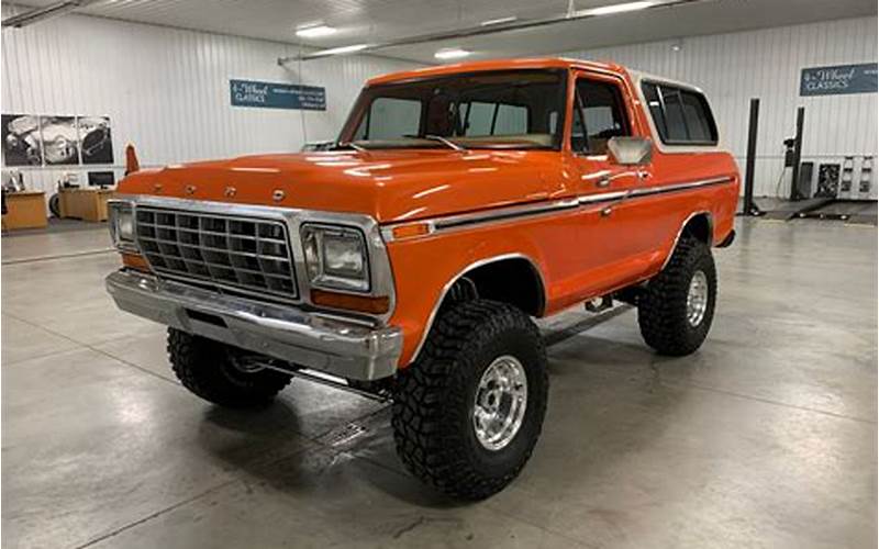 How To Choose The Right 1978 Ford Bronco For You