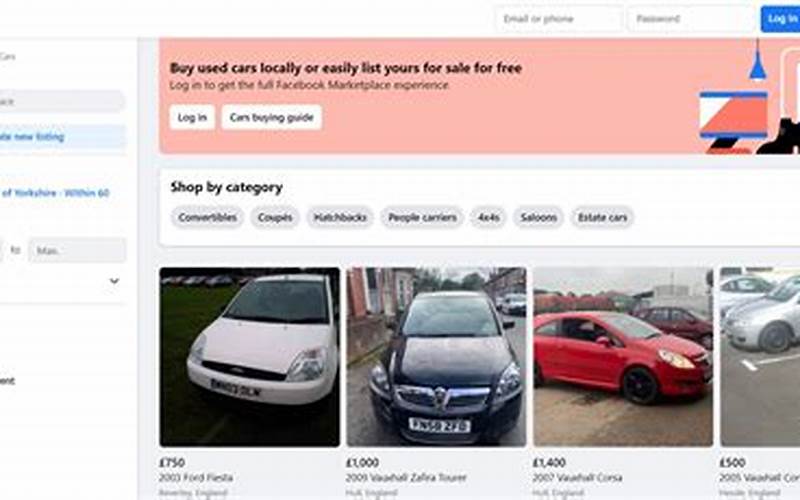 How To Find A Car On Facebook Marketplace