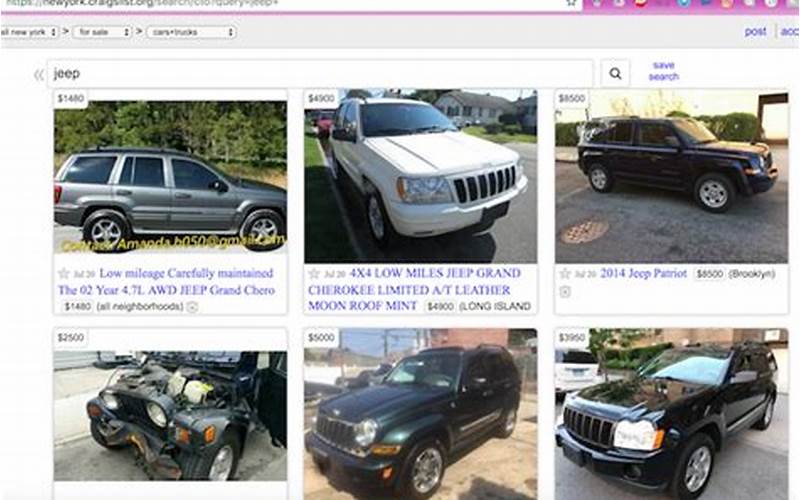 How To Find Cars For Sale On Craigslist