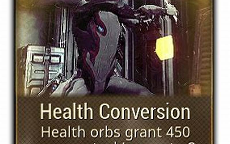 How To Get Health Conversion In Warframe