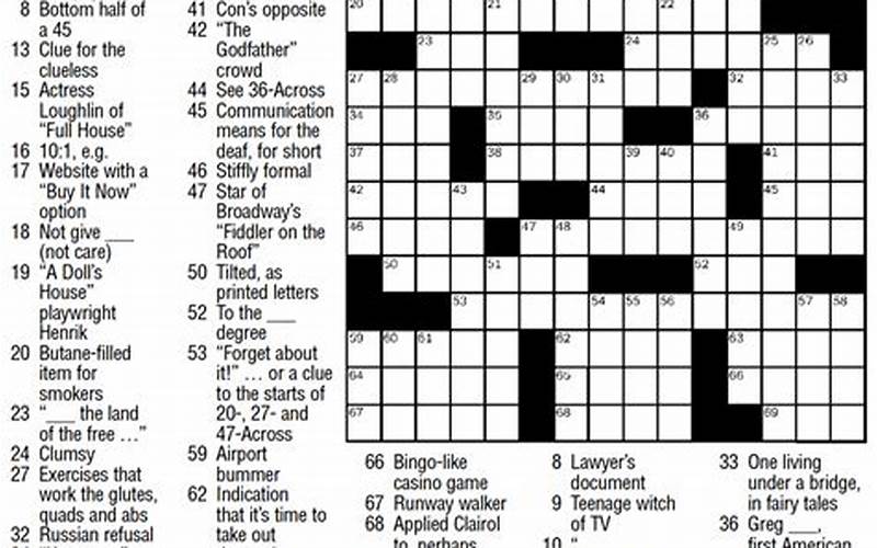 How To Play Nyt Crossword