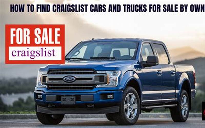 How To Search For Craigslist Cars And Trucks By Owner