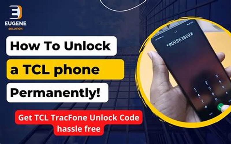 How To Unlock Tcl Phone