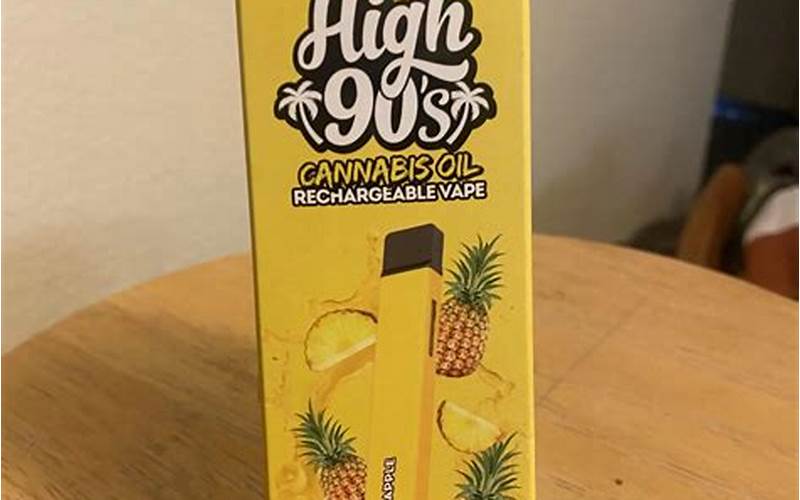 How To Use High 90S Disposable Vape