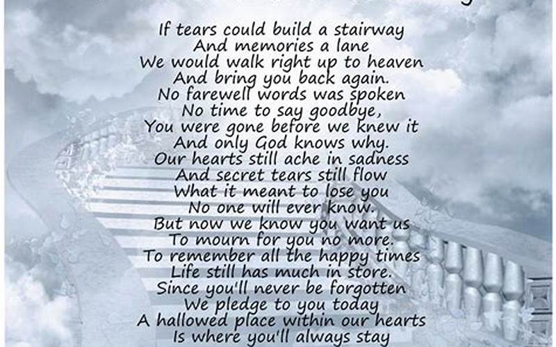 If Tears Could Build A Stairway Quote