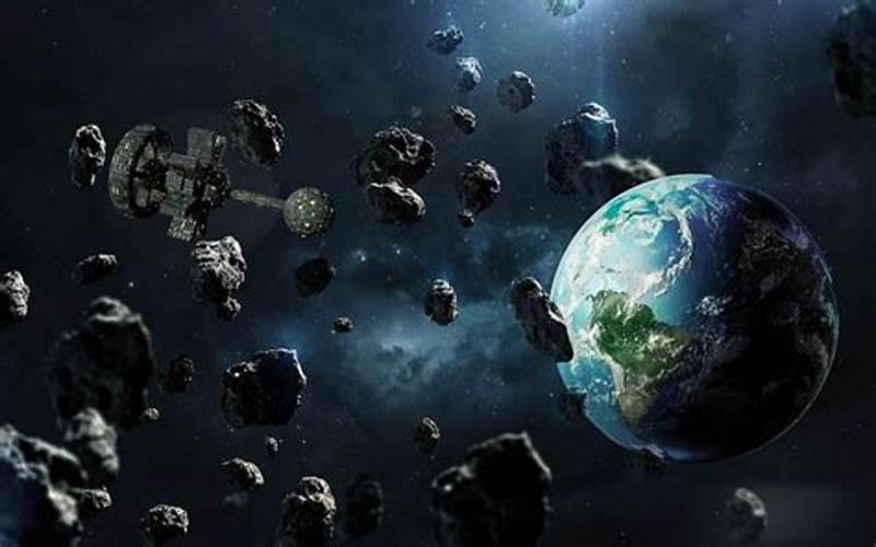 Ilustrasi Asteroid Kecil Dan Bahayanya