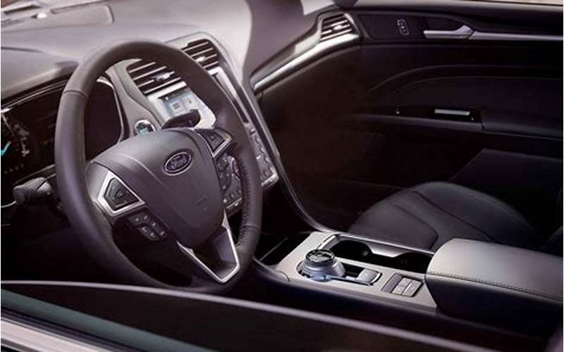 Image Of Ford Fusion Interior