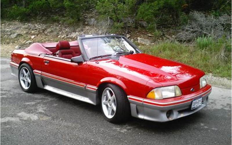 Image Of Foxbody Ford Mustang Gt Convertible