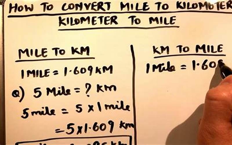 Importance Of Knowing Km To Miles