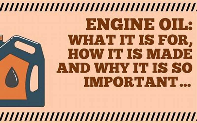 Importance Of Oil In Engine