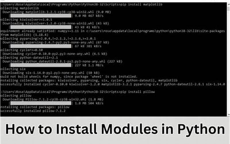 Install Python Module