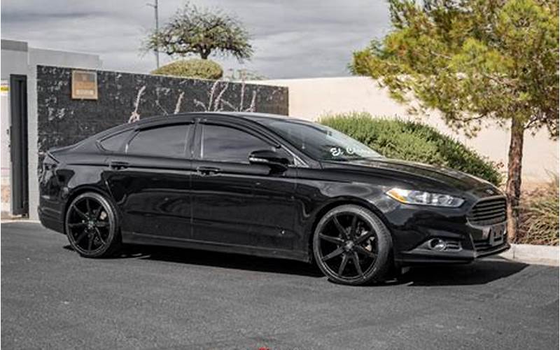 Installation Of Black Rims For Ford Fusion