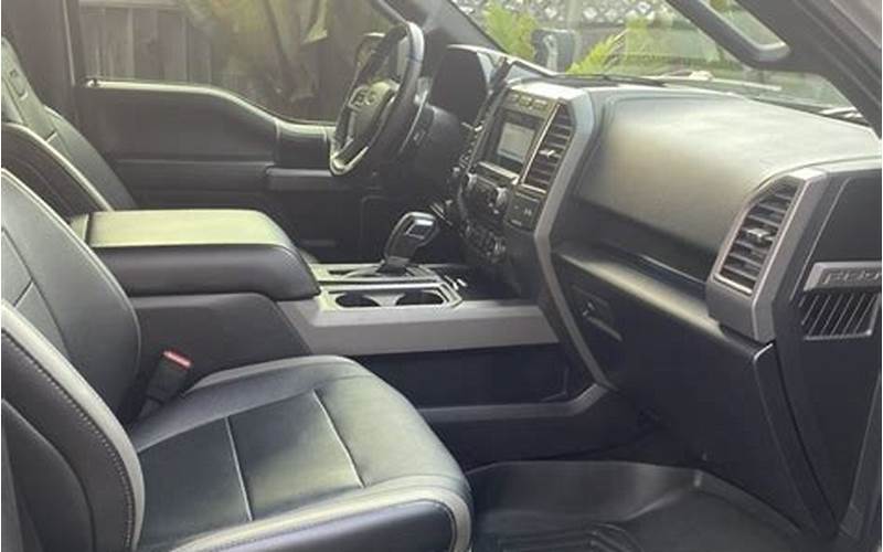 Interior And Comfort Of Avalanche Grey Ford Raptor