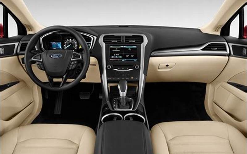 Interior And Exterior Design Of The 2014 Ford Fusion Titanium